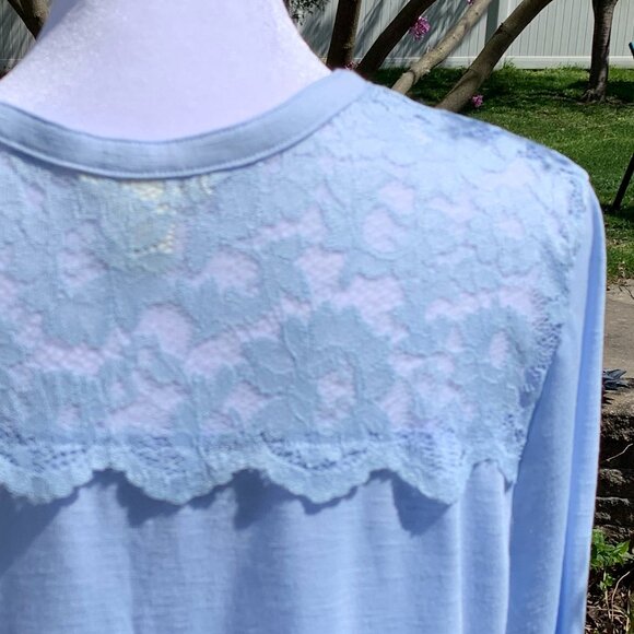 FIRM PRICE H&M Lace Shoulder 3/4 Sleeve Top Blouse - Picture 9 of 13